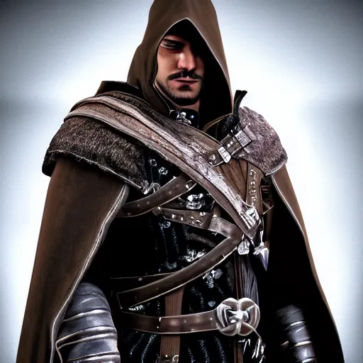 Prompt: photograph of Ezzio Auditore, photorealistic face