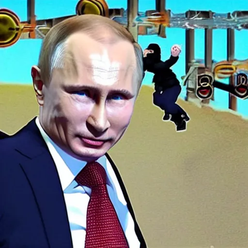 Image similar to Putin as Naruto character