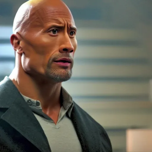 Image similar to dwayne johnson as john macintyre in diehard film, box office scene