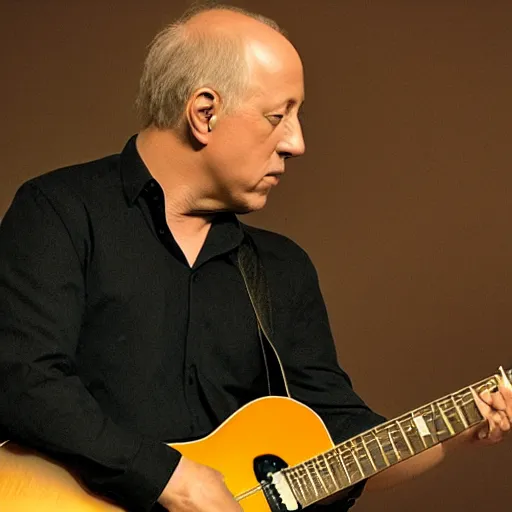 Image similar to mark knopfler playing the guitar