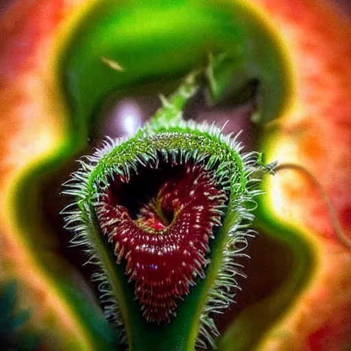 Image similar to stunning award winning hyperrealistic hdr 8 k highly detailed photo of a carnivorous plant eating garry busey, carnivorous plant, 🌱,