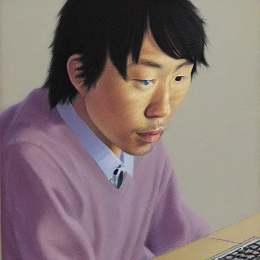 Image similar to portrait of a programmer by makoto yukimura