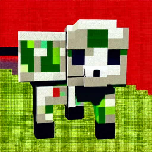 Prompt: minecraft sheep, anime style, bright colors, detailed