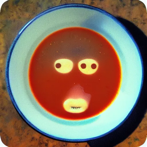 Prompt: face soup