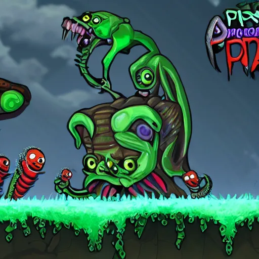 Image similar to paranormal species in Worms Armageddon game