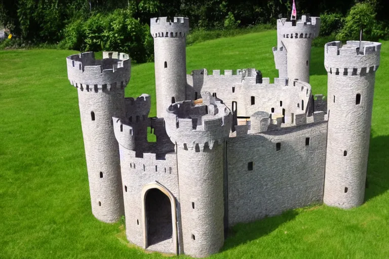 Image similar to a completed castle