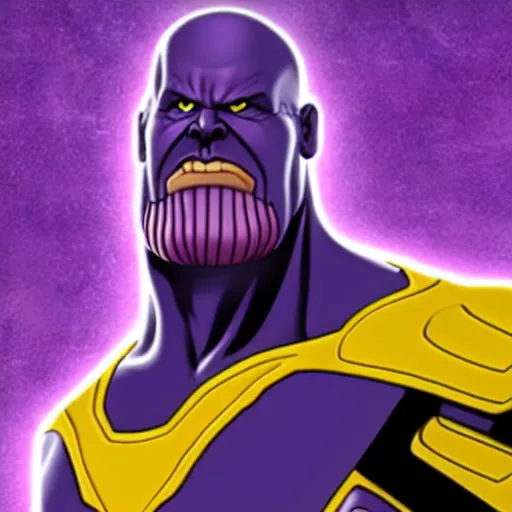 Image similar to thanos if he was a human