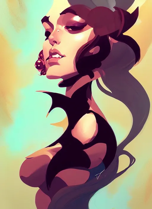 Image similar to a portrait of a lady by greg tocchini