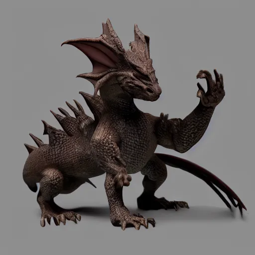 Prompt: dragon mouse, epic pose, 8 k dynamic render