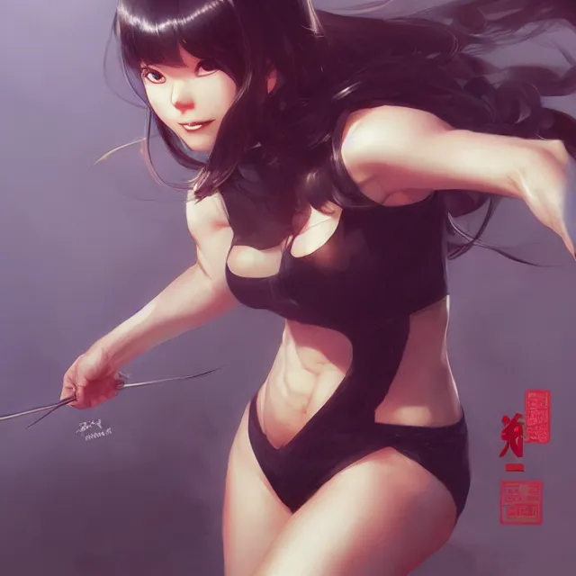 Prompt: komi san by stanley artgerm lau, wlop, rossdraws, frank frazetta, andrei riabovitchev, marc simonetti