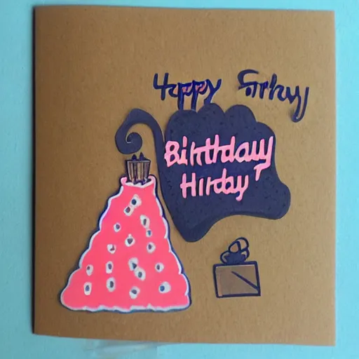 Prompt: sorry i was late to send this birthday card