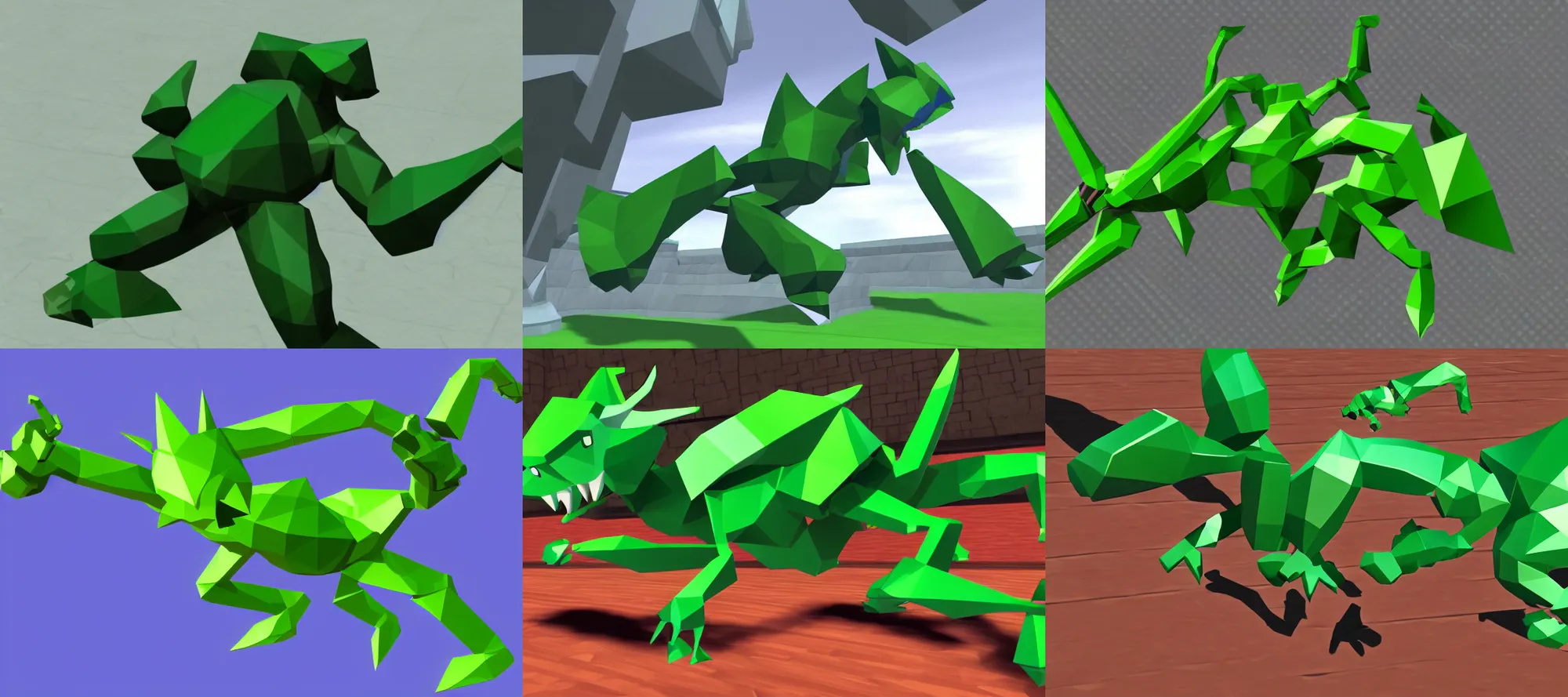 Prompt: nintendo 64 final destination low poly screenshot of scyther in super smash brothers vs master hand