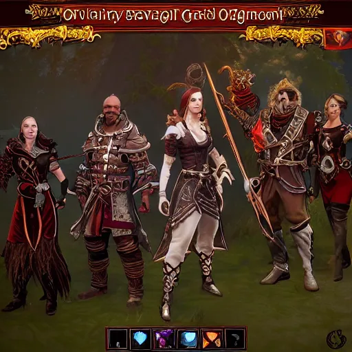 Image similar to divinity original sin 2, div os 2, div 2, group chat icon