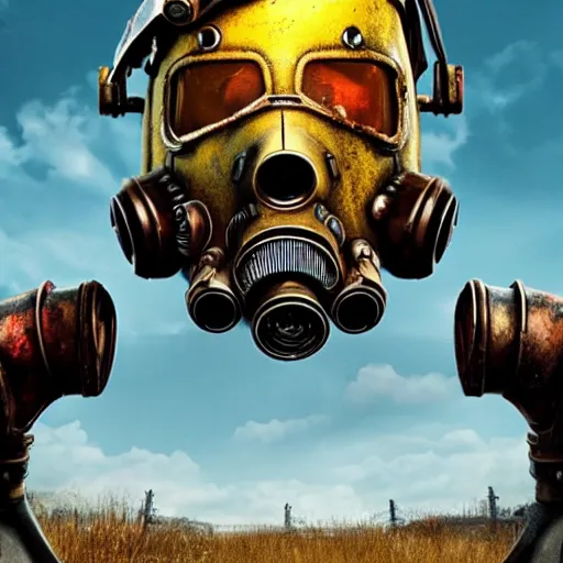 Image similar to promotional poster for the real life new fallout 4 movie,