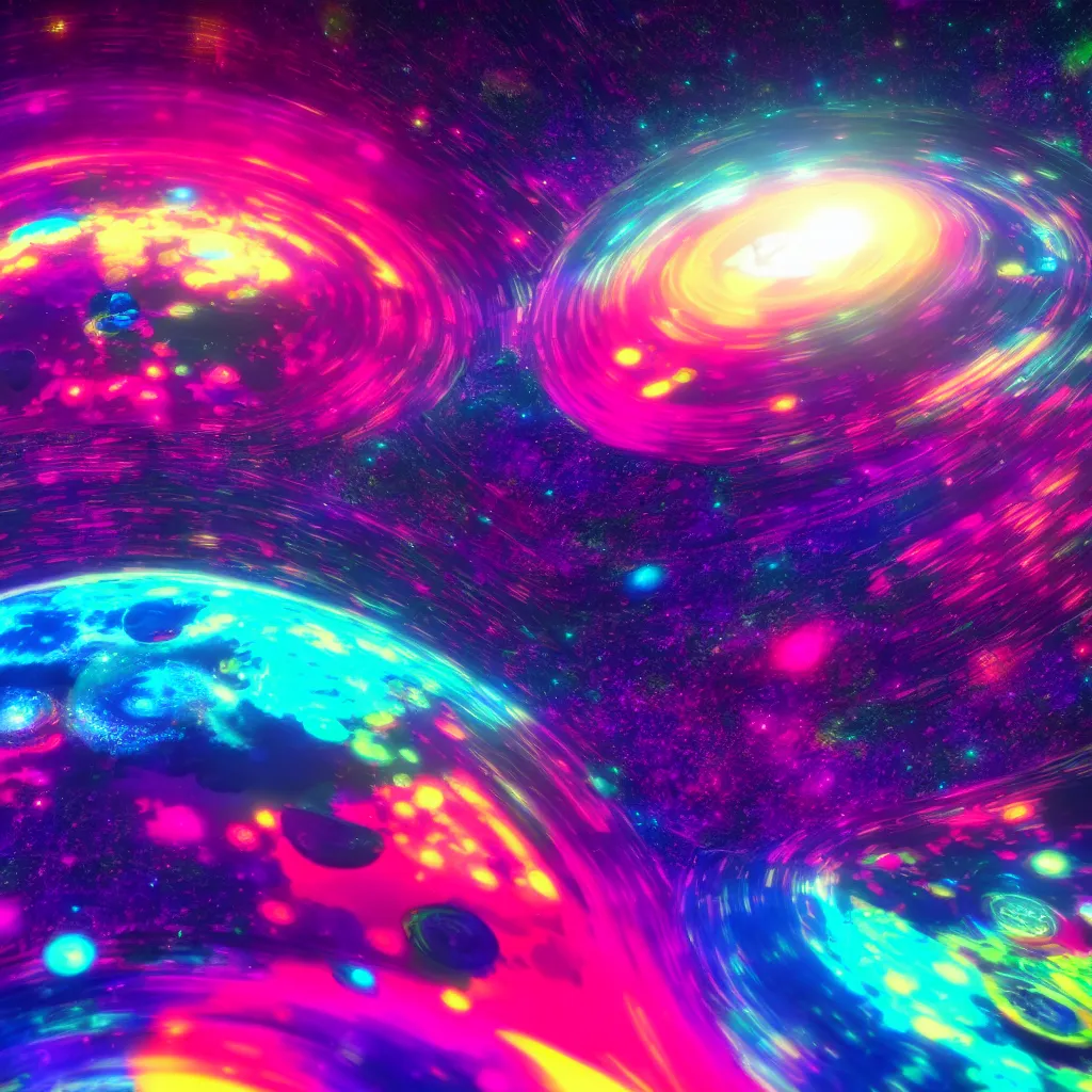 Image similar to colorful magic singularity in space, psydelic, ultra detailed, octane render, 8 k