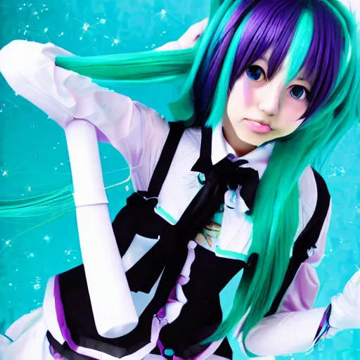 Image similar to Hatsune Miku by Aly Fell