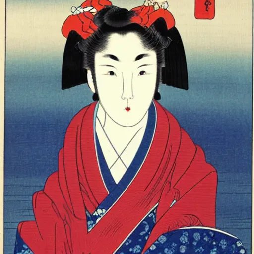 Image similar to ukiyoe portrait