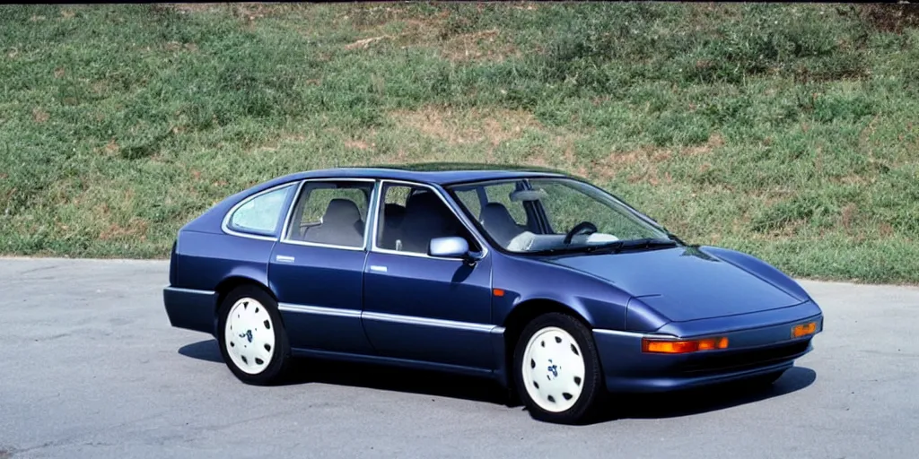 Image similar to “1990s Tesla Model 3”