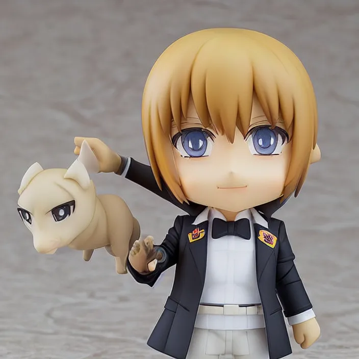 Image similar to putin, an anime nendoroid of putin, figurine, detailed product photo