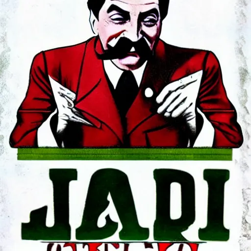 Prompt: stalin as joker