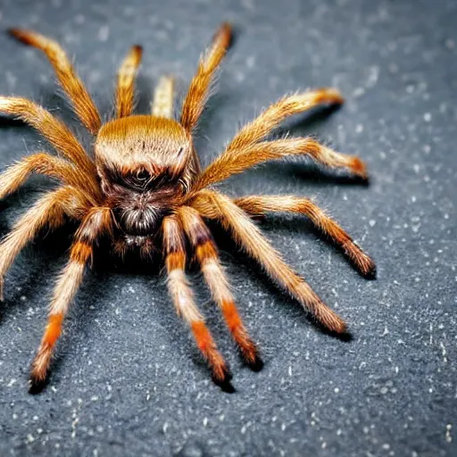 Image similar to hairy spider jumping towards me