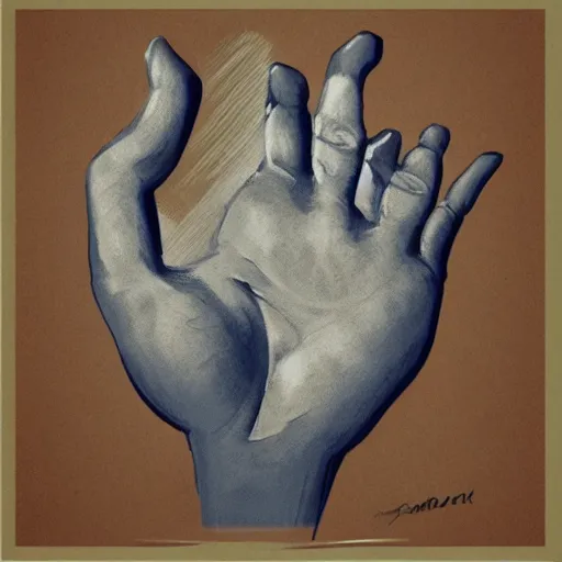 Image similar to “hand, concept art”