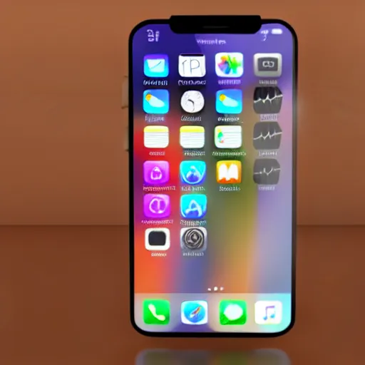 Image similar to 3d render of the new iPhone 29 with its 10 cameras