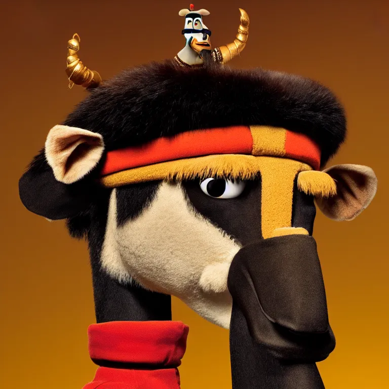 Prompt: A photo of Emperor Kuzco!!!!!!!!!!!!!!!!. Portrait by Terry Richardson. Low Light. 8K. UHD. Bokeh.