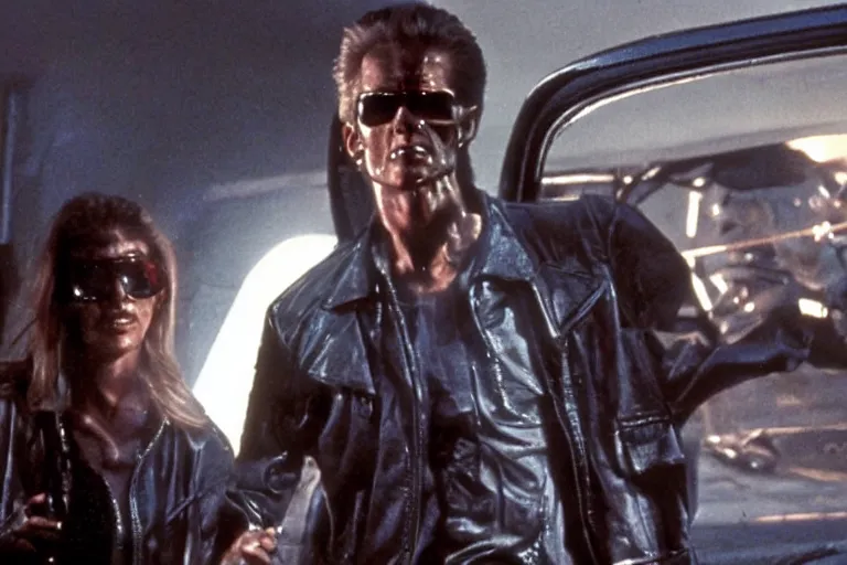 Prompt: still frame from the movie terminator : equinox released in 2 0 2 7