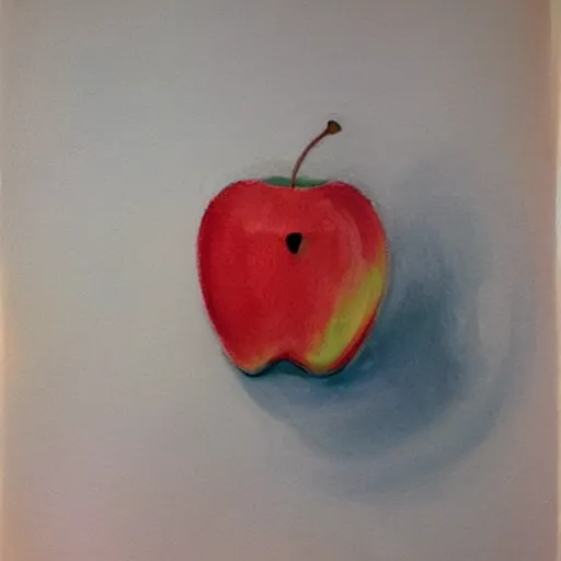 Image similar to a screaming apple
