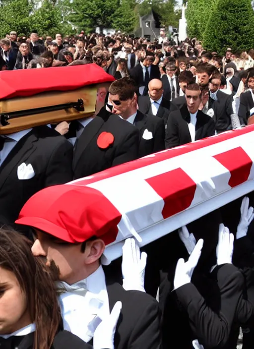 Image similar to mario's funeral