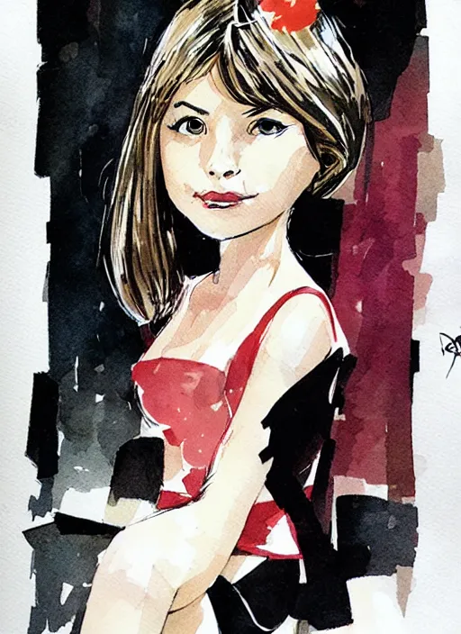 Image similar to a portrait of a pretty young lady by dustin nguyen