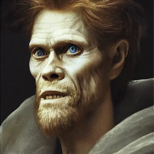 Prompt: willem dafoe in davinci style