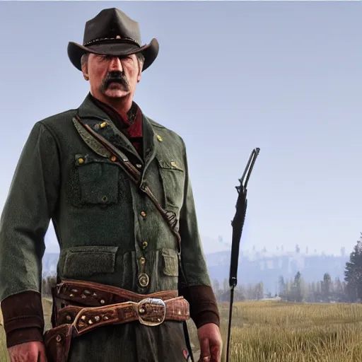 Image similar to Alexander Lukashenko in Red Dead Redemption 2