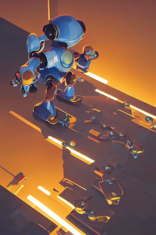 Image similar to metabots medabots medarotto medarot robot minimalist comics, behance hd by jesper ejsing, by rhads, makoto shinkai and lois van baarle, ilya kuvshinov, rossdraws global illumination ray tracing hdr radiating a glowing aura