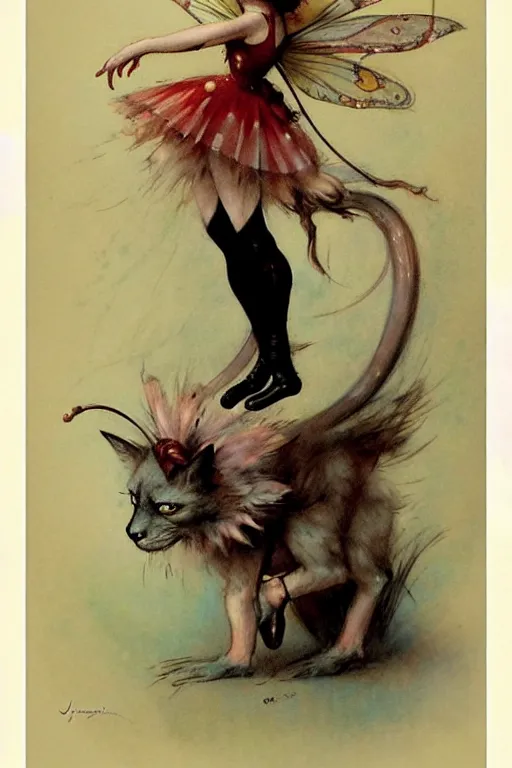 Image similar to (((((1950s fairy tale circus . muted colors.))))) by Jean-Baptiste Monge !!!!!!!!!!!!!!!!!!!!!!!!!!!