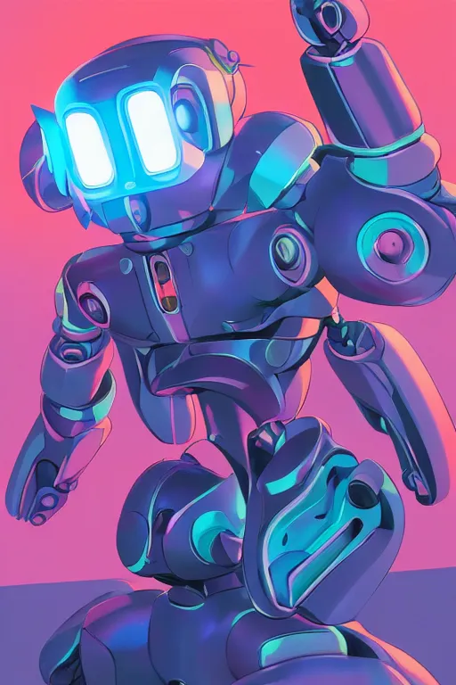 Image similar to metabots medabots medarotto medarot robot minimalist comics helmet mask neon cybereye, behance hd by jesper ejsing, by rhads, makoto shinkai and lois van baarle, ilya kuvshinov, rossdraws global illumination ray tracing hdr radiating a glowing aura