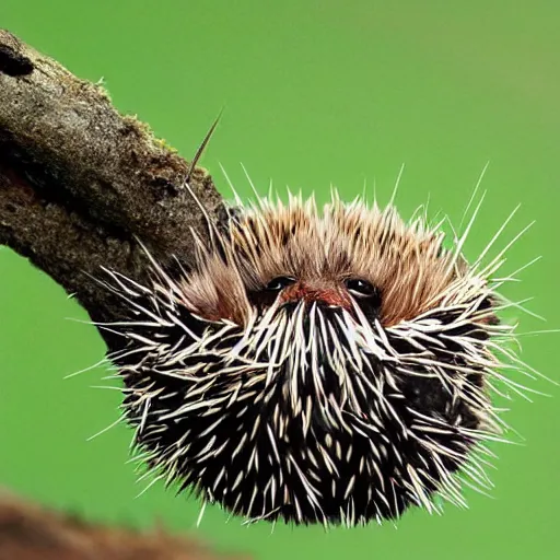 Prompt: spiders, a hedgehog with spiders on its back instead of spikes, spiders, scary, freaky