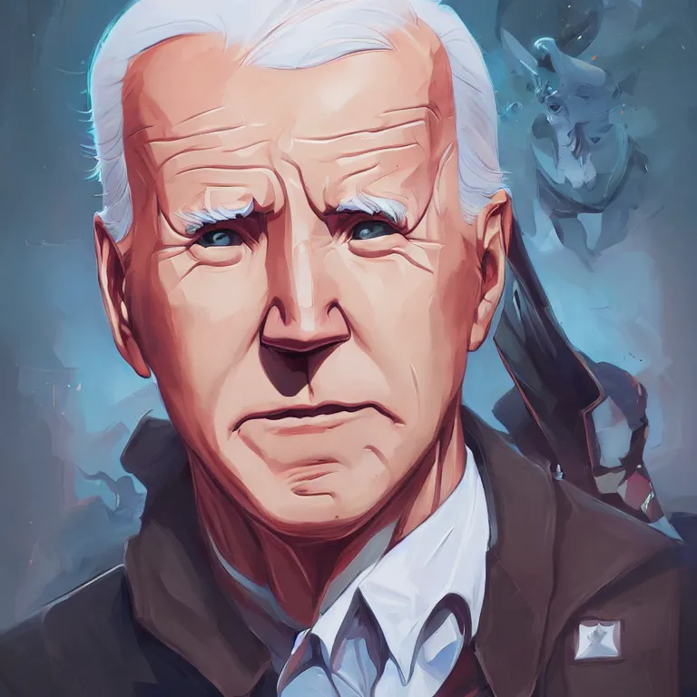 a portrait of a powerful joe biden alterego dark | Stable Diffusion ...