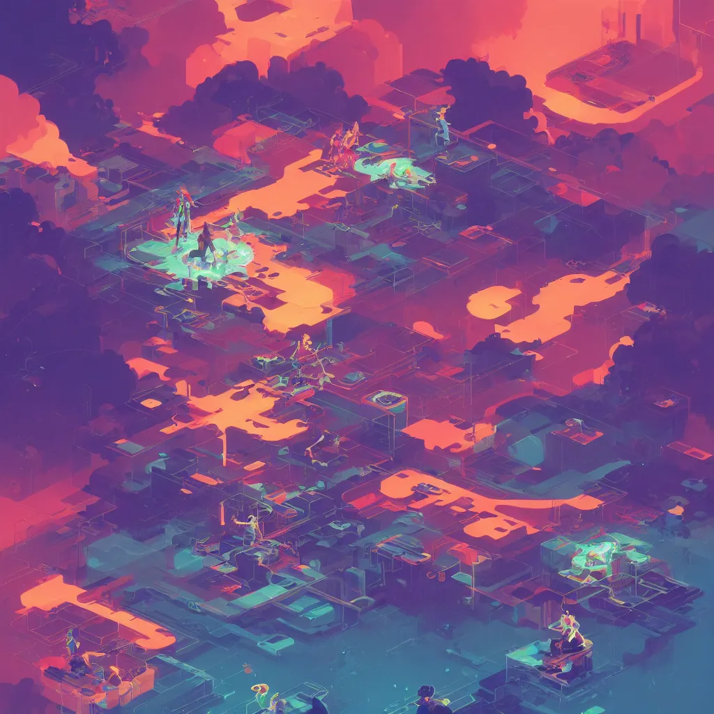 Image similar to a micro-service deployed to a datacenter, road, connector, defence, wall, cloud, security, cyber, attack vector, trending on Artstation, painting by Jules Julien, Leslie David and Lisa Frank and Peter Mohrbacher and Alena Aenami and Dave LaChapelle muted colors with minimalism