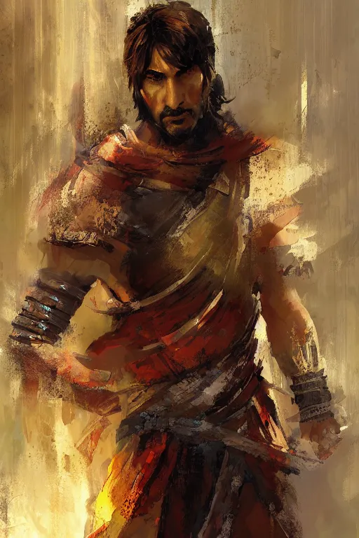 Image similar to prince of persia warrior within portrait by craig mullins