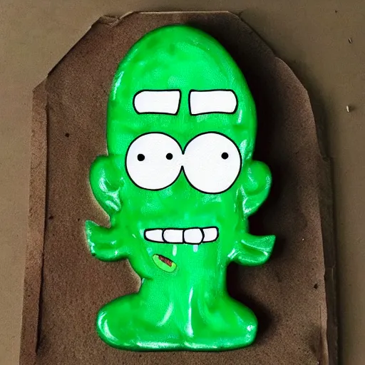 Image similar to pickle rick from rick and morty