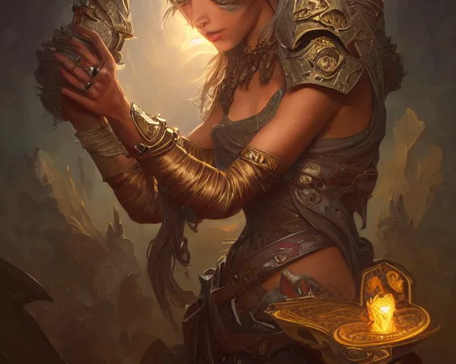 Image similar to photography of greg simkins, deep focus, d & d, fantasy, intricate, elegant, highly detailed, digital painting, artstation, concept art, matte, sharp focus, illustration, hearthstone, art by artgerm and greg rutkowski and alphonse mucha