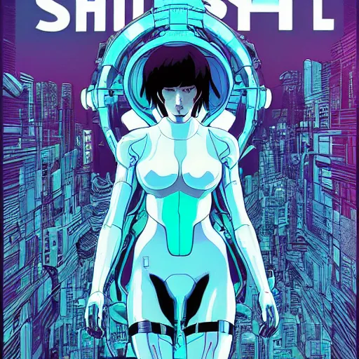 Image similar to ghost in the shell by josan gonzales