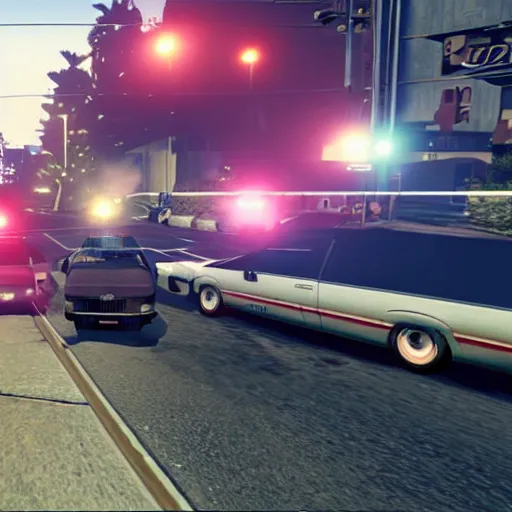 Image similar to police chase in gta 5