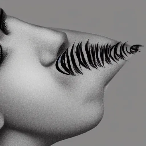 Image similar to A fish with fake eyelashes, digital art, photorealistic