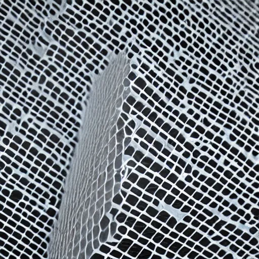 Image similar to abstract honeycomb structure inside a acrylic cube in a dark grey background