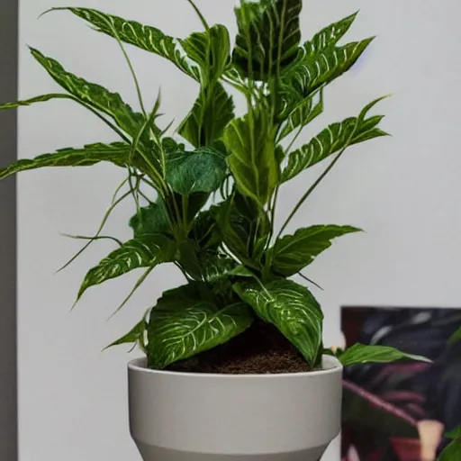 Image similar to an architectural, unique pot made for houseplants