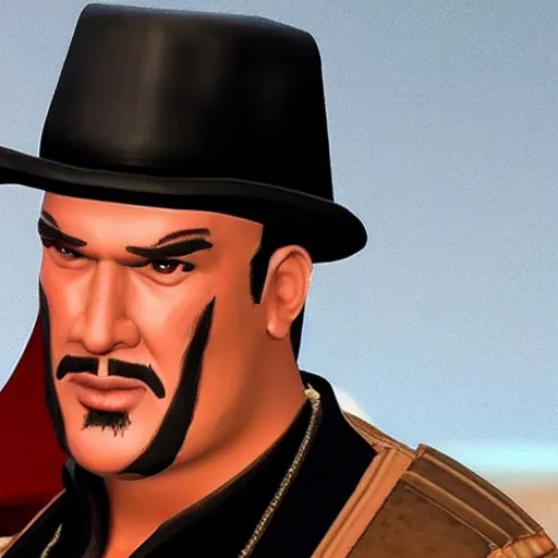 Image similar to Steven Seagal as a Fortnite character