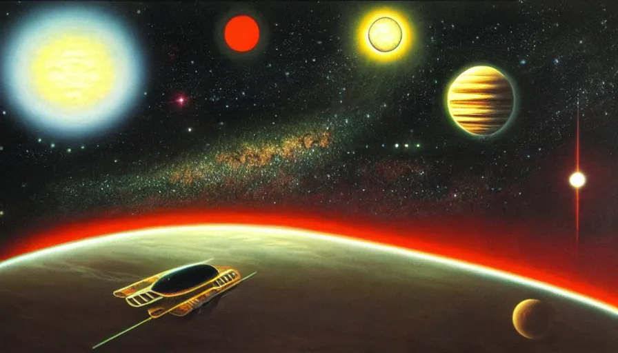 Image similar to the two complementary forces that make up all aspects and phenomena of life, by David A. Hardy